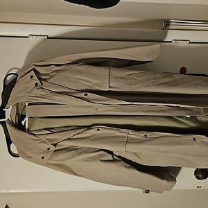Khaki long coat London Fog trench coat